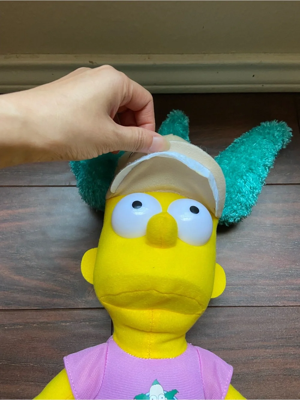 Bart Simpson Krusty The Clown Plush Doll Toy